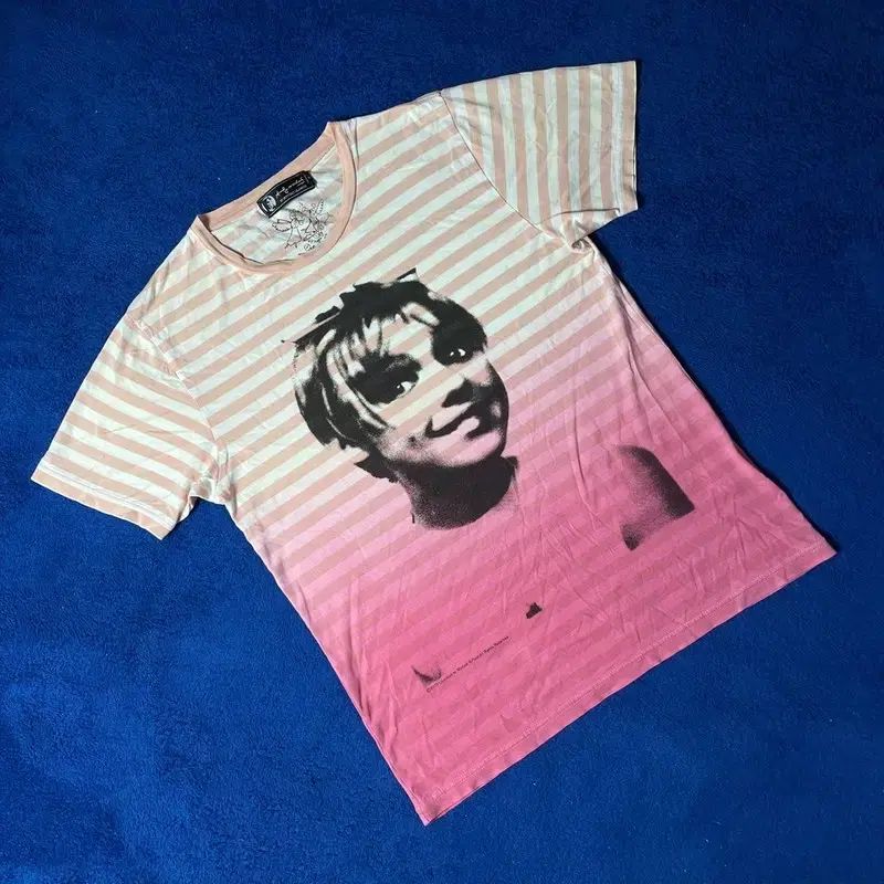HYSTERIC GLAMOUR ヒステリックグラマー グラデーション ストライプ 半袖T