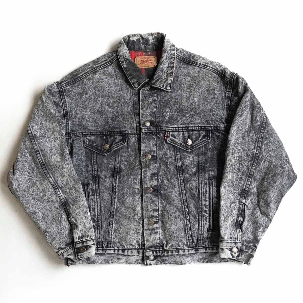 90s/USA製】 LEVI'S 【 70417-9419/ケミカル ブラック デニム 