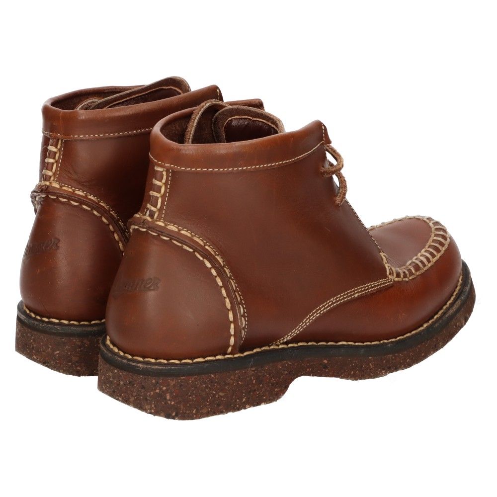 DANNER (ダナー) レースアップ レザーチャッカブーツ ブラウン