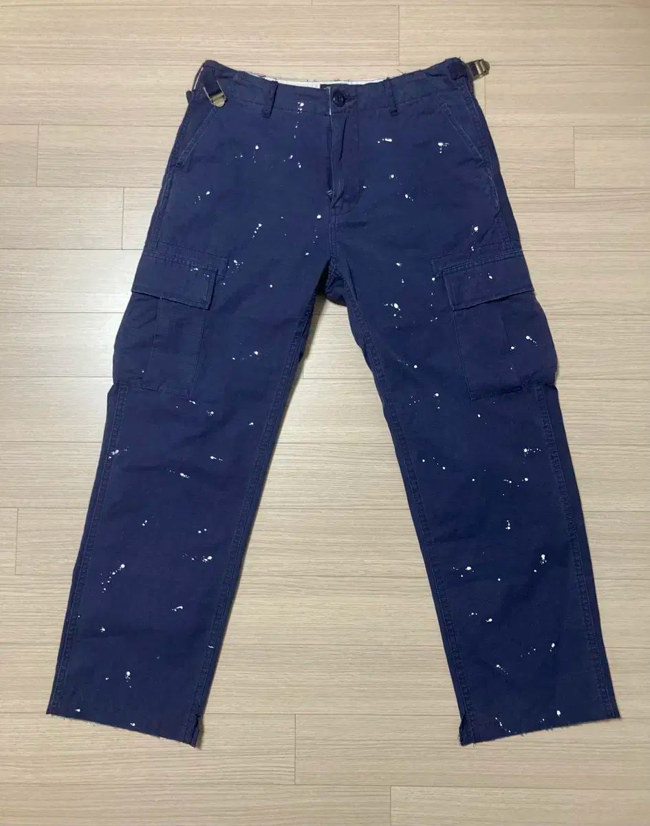 00s STUSSY ステューシー ヴィンテージ ペインテッド カーゴ パンツ