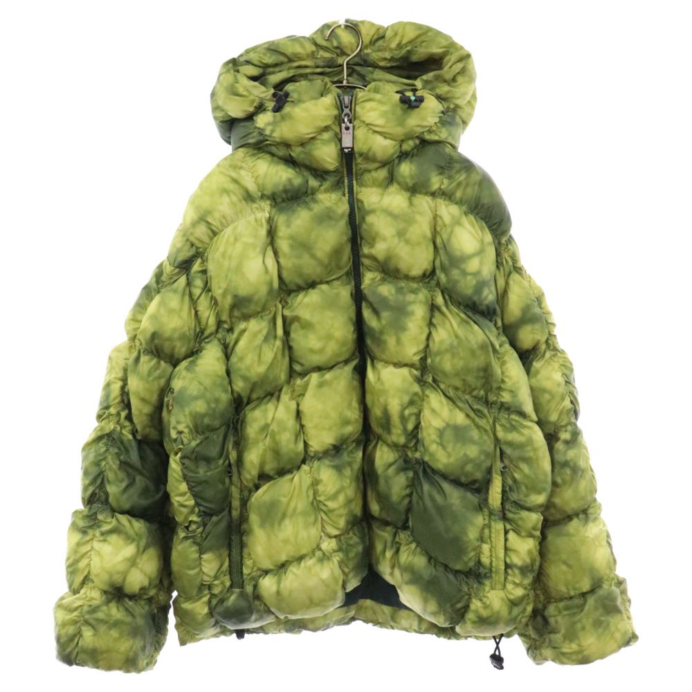 DIESEL ディーゼル W-RALLE JACKET タイダイ柄 Wラール 中綿 ジャケット グリーン A06215 0DGAN DIESEL (ディーゼル) W-RALLE JACKET タイダイ柄 Wラール 中綿