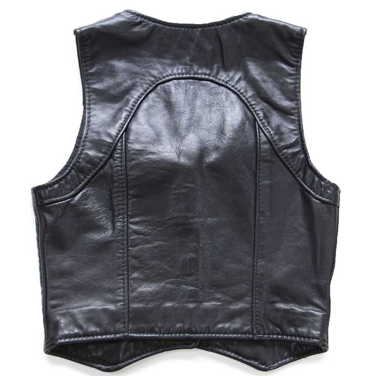 USA製 CALIFORNIA CREATIONS LEATHER レザーベスト 黒 10