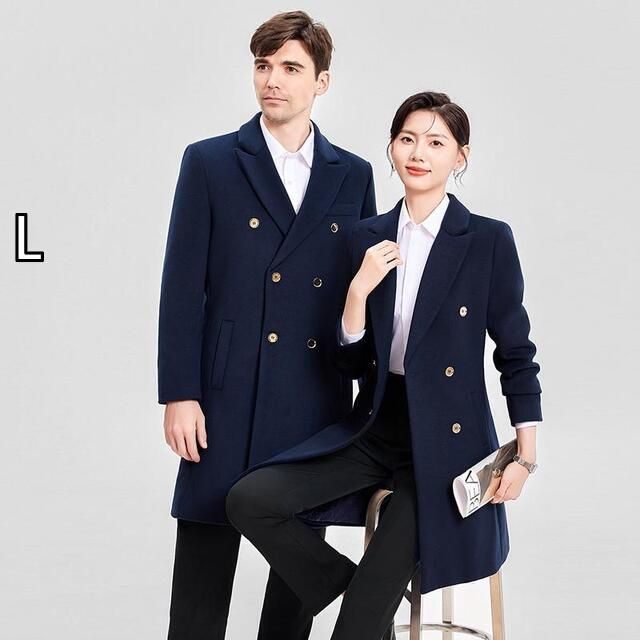 L レディース ファッション 業務 ユニフォーム 制服 コスプレ衣装 メンズ ワークウェア ウール コート ミドル丈 オフィス 通勤ウェア キルティング スリム ウィンドブレーカー