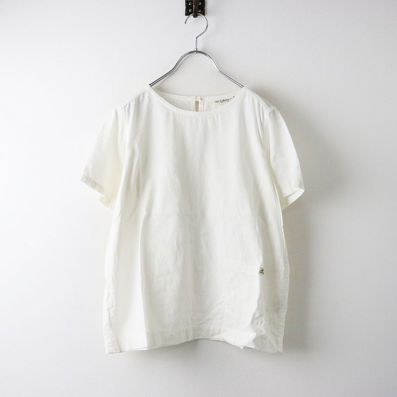 モンベル mont-bell カミコ KAMICO ラウンドネック Tシャツ S/ホワイト トップス ブラウス 半袖 バンドカラー【2400014088335】