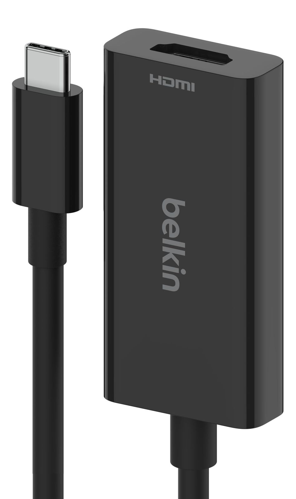 Belkin USB-C to HDMI変換アダプター HDMI2.1 8K/60Hz 4K/144Hz iPhone 15 / iPad/iPad Pro/iPad mini/MacBook/MacBook Pro/MacBook [ブラック] [HDMI]