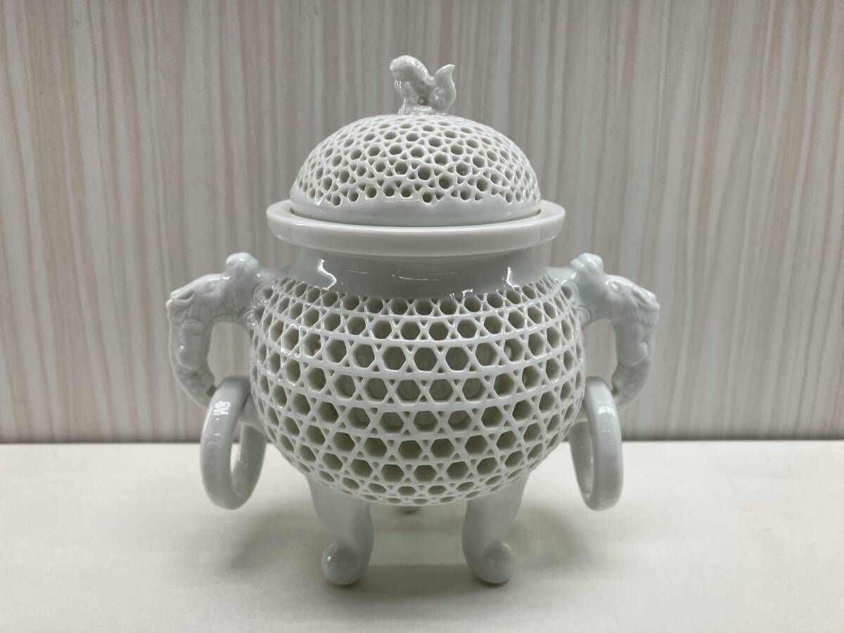 第十四代 茂右ェ門 香炉 ト14) 平戸焼 [十五代