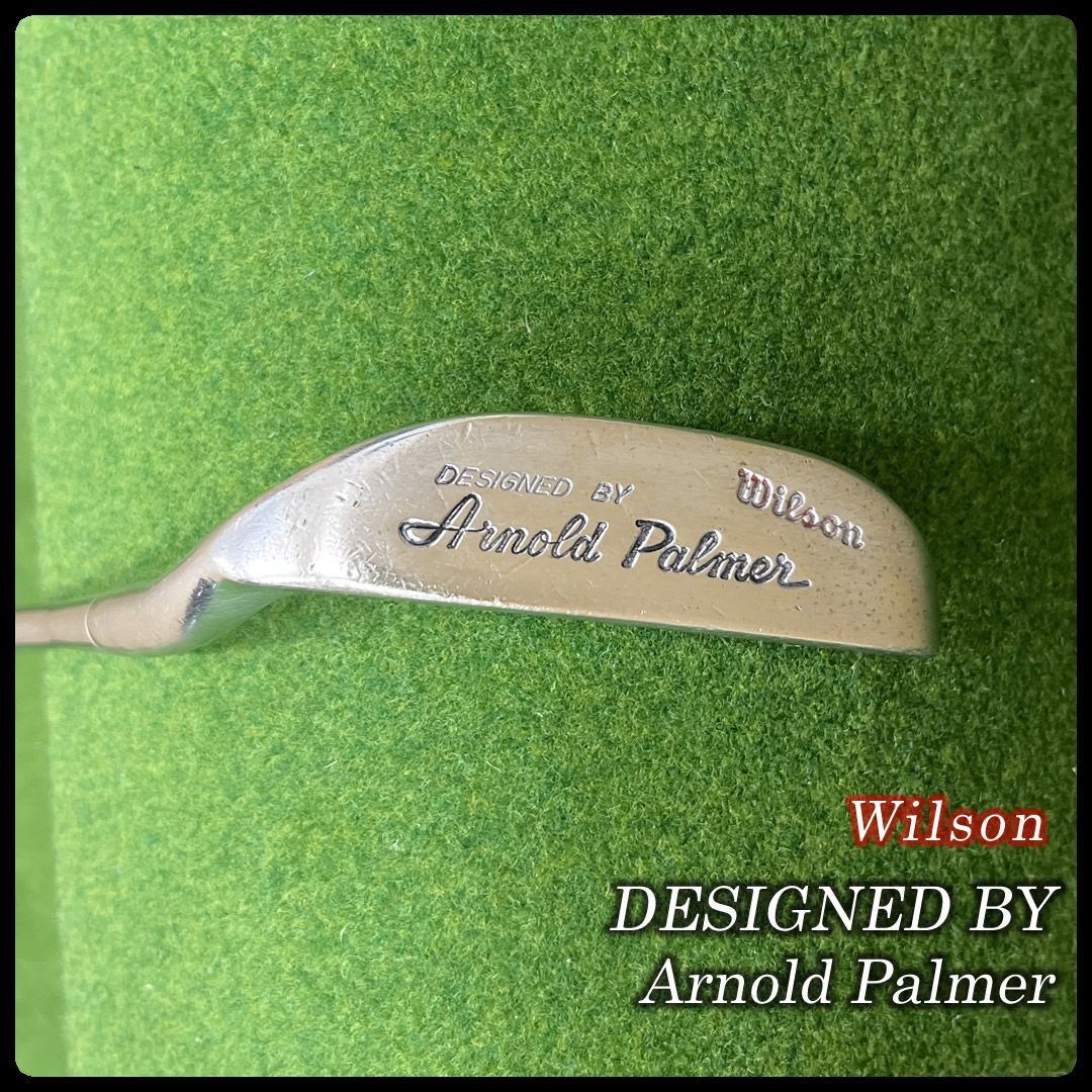 Wilson DESIGNED BY Arnold Palmer パター ( ウィルソン アーノルド・パーマー デザイン ヴィンテージ パター ) -  メルカリ