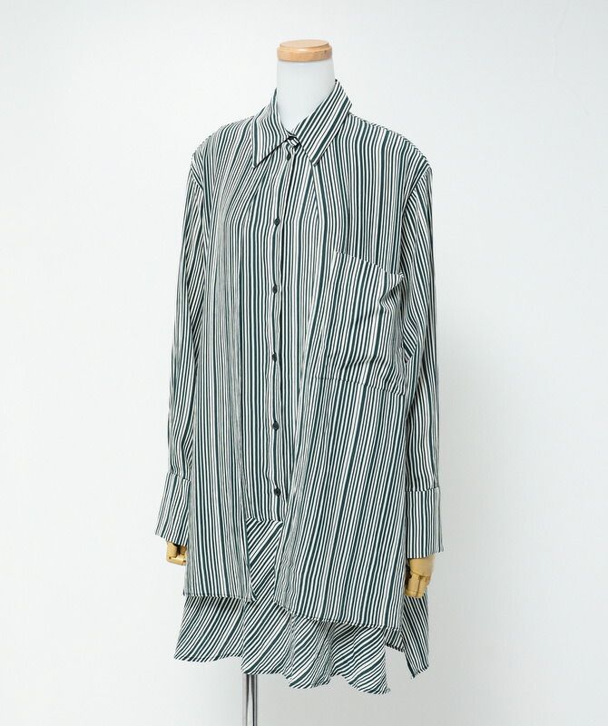 □美品□SPORTMAX スポーツマックス 長袖 総シルク シャツ ブラウス  