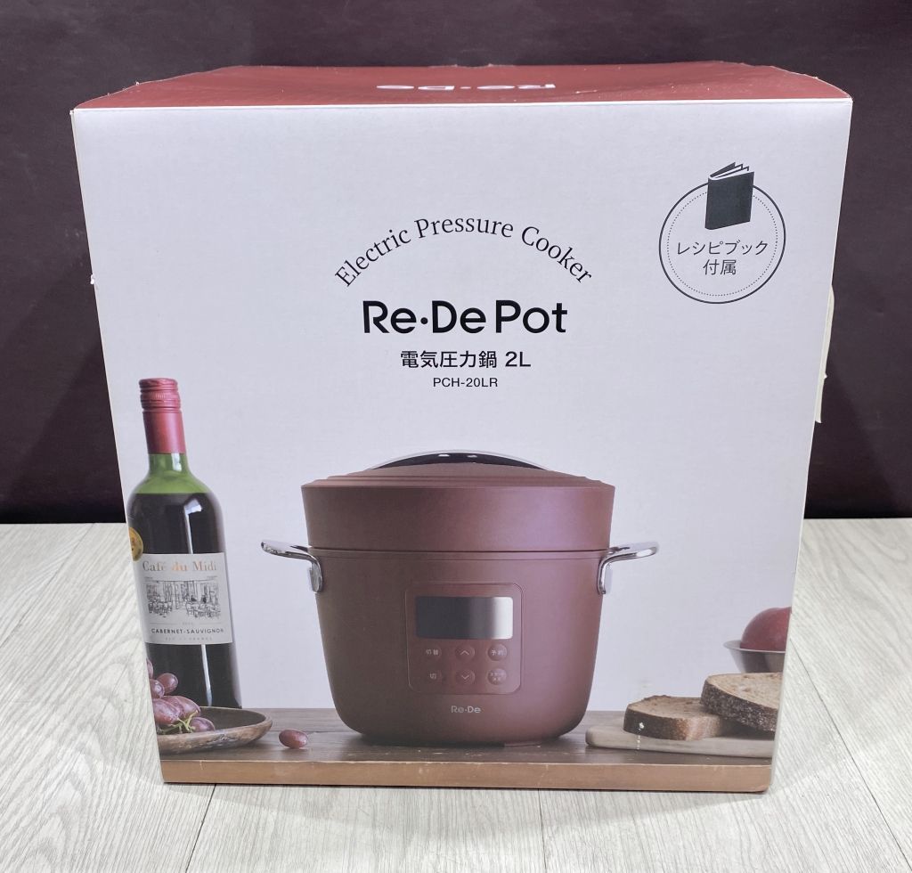 保管未使用品】Re-DePot 電気圧力鍋 2L PCH-20LR レッド - メルカリ