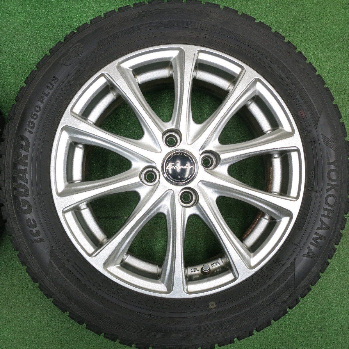 175/80R15バリ溝 スタッドレスタイヤ アルミ 4本セット