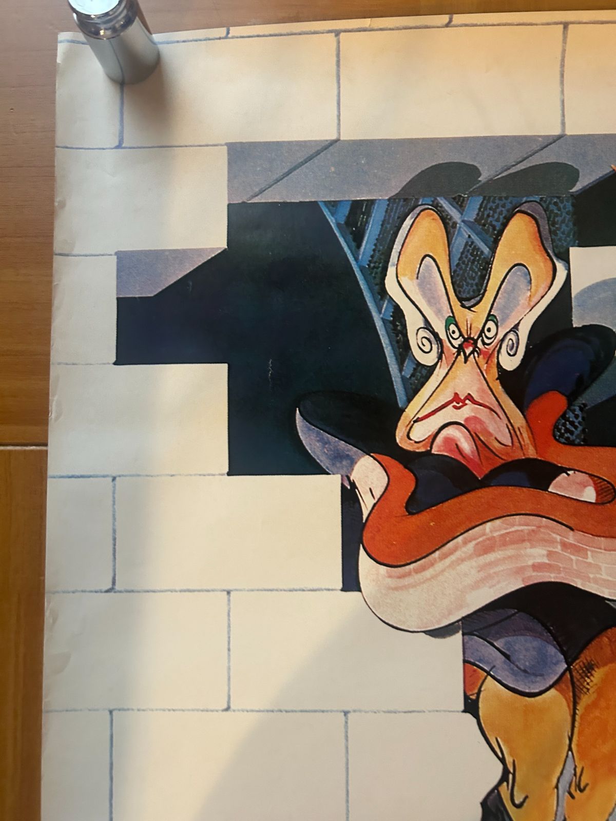 ピンク フロイド Pink Floyd ザ ウォール The Wall 1979年 アルバム プロモーション用ポスター B1サイズ 728x1030mm