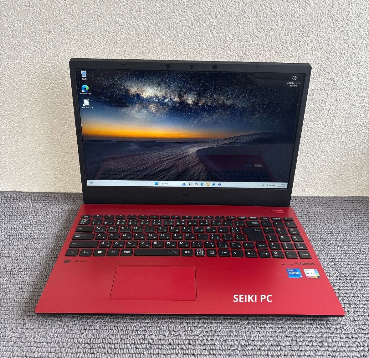 NEC LAVIE N1575/C i7-1165G7 メモリ8GB SSD 256GB Win11 顔認証
