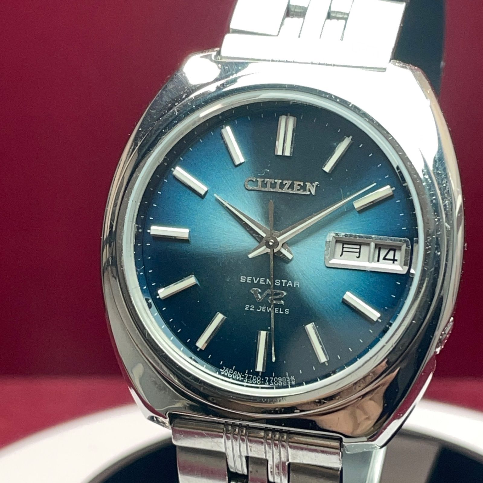 希少カラー 70s CITIZEN SEVEN STAR V2 風防新品 日本製 OH済】70s CITIZEN SEVEN STAR V2 5面ガラス風防新品 - メルカリ