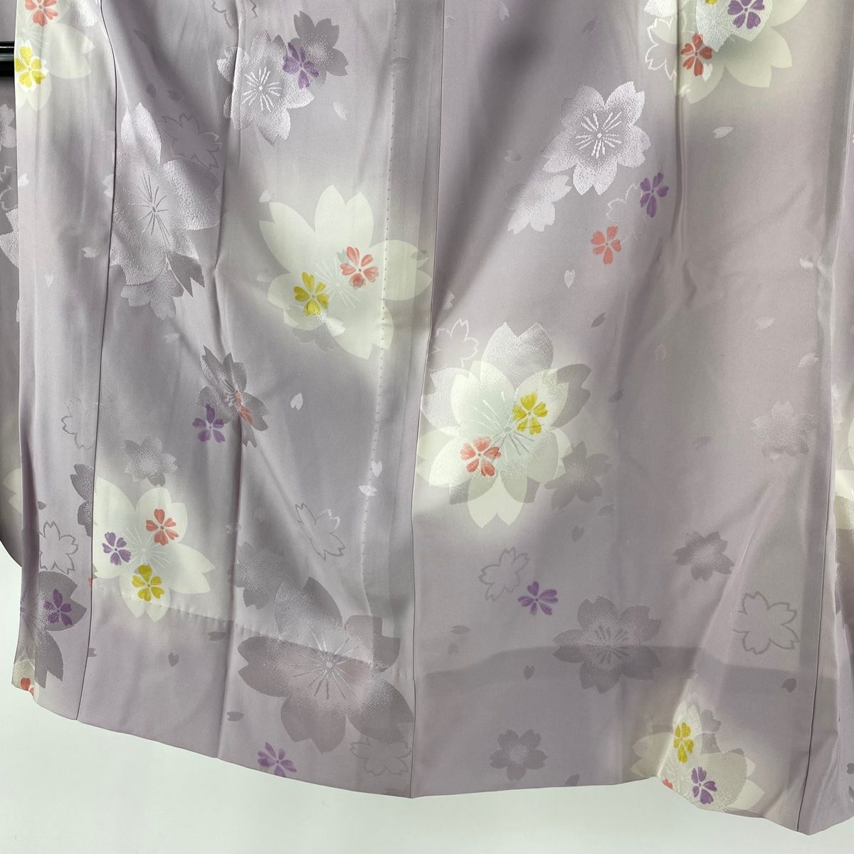 長襦袢 身丈126cm 裄丈65.5cm M 振袖用 やまと 桜 ぼかし 薄紫 正絹 秀品 【中古】 - メルカリ