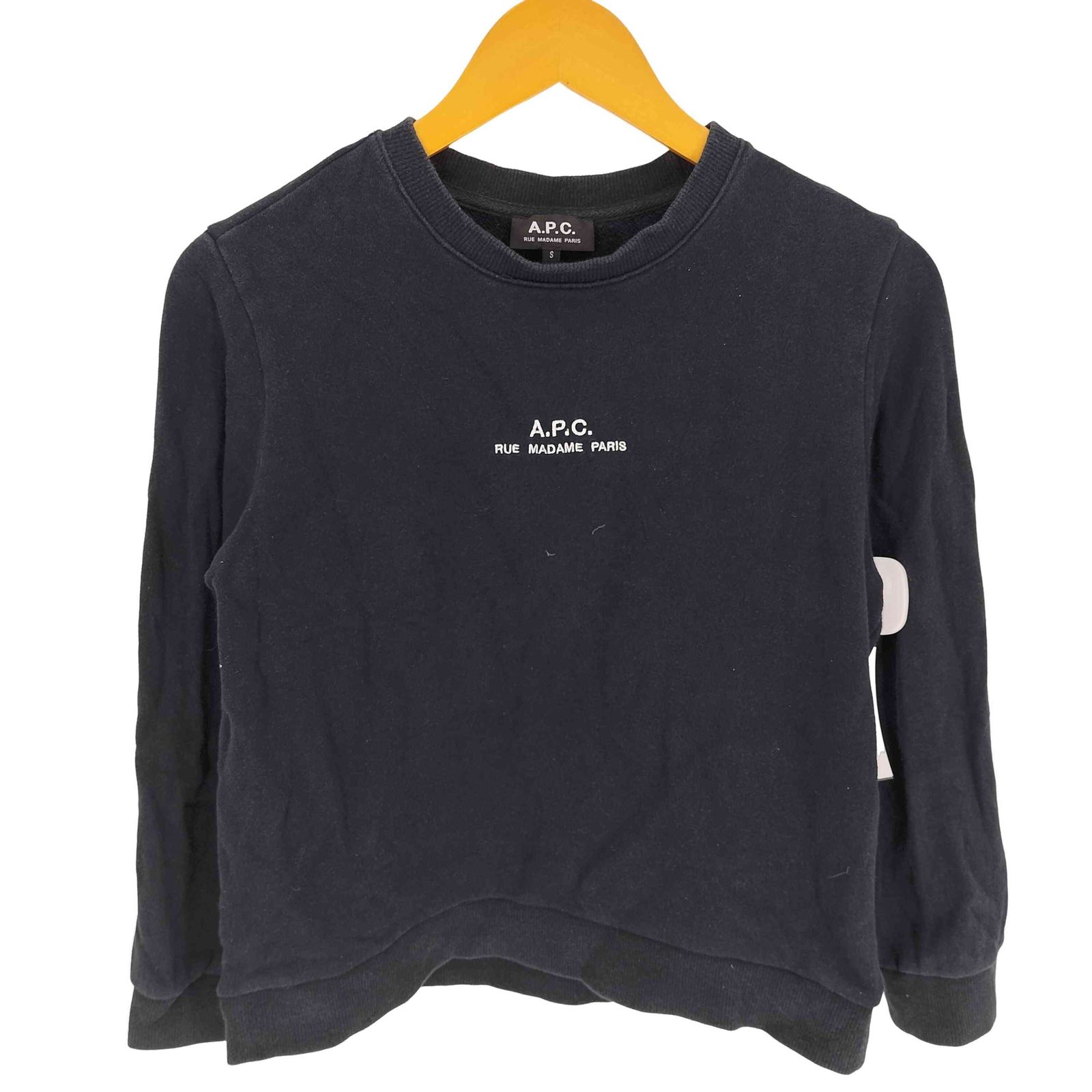 A.P.C. RUE MADAME PARIS トレーナー Sサイズ Standard Rue Madame sweatshirt | Napped organic fleece