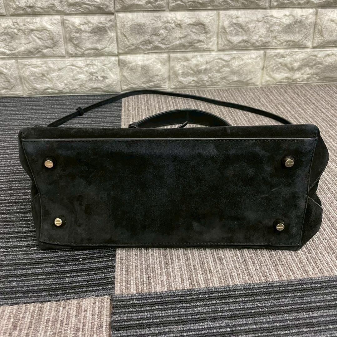 JIL ストア SANDER ジルサンダー スエード ブラック ワンショルダーバック