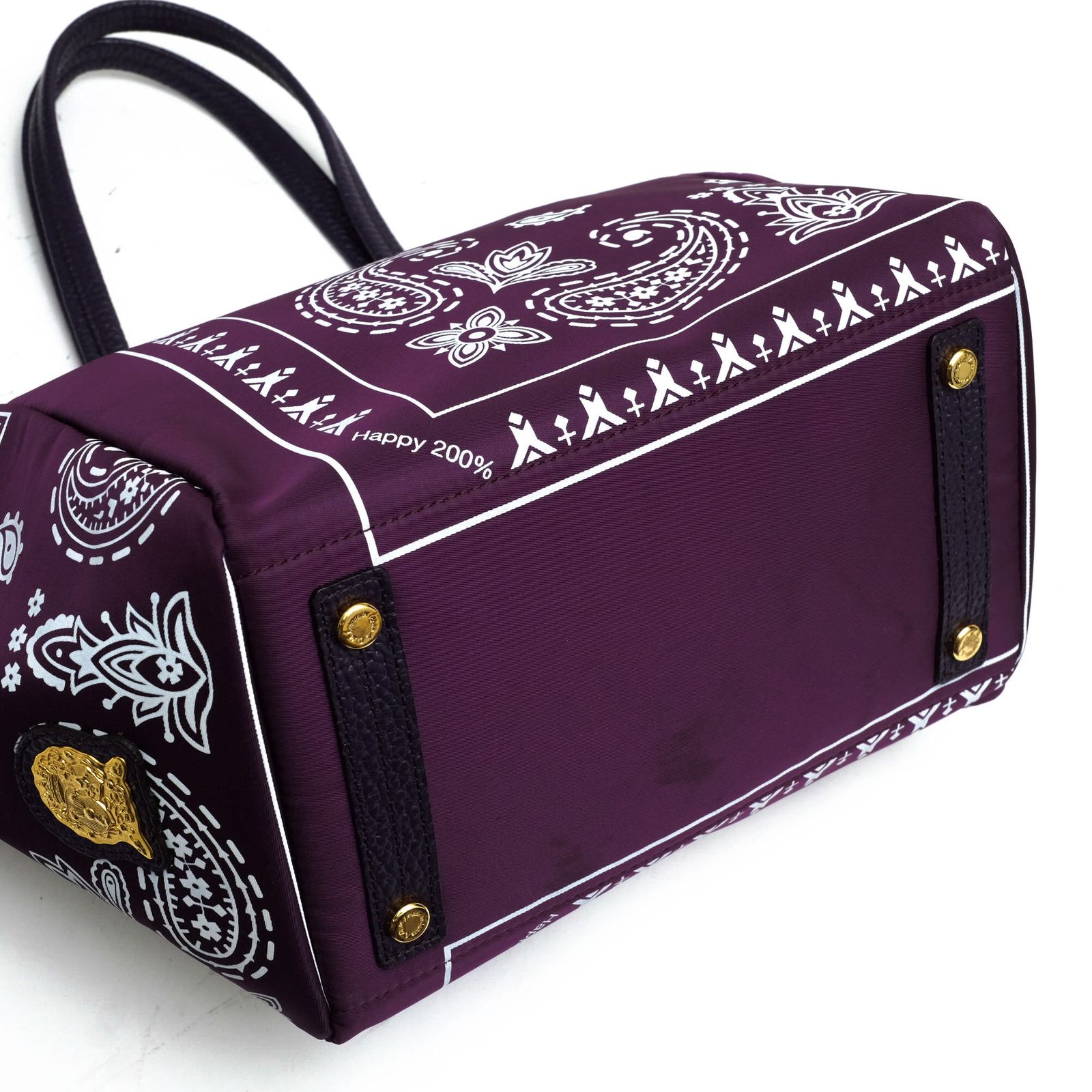 柄ナイロンADMJトートバッグ