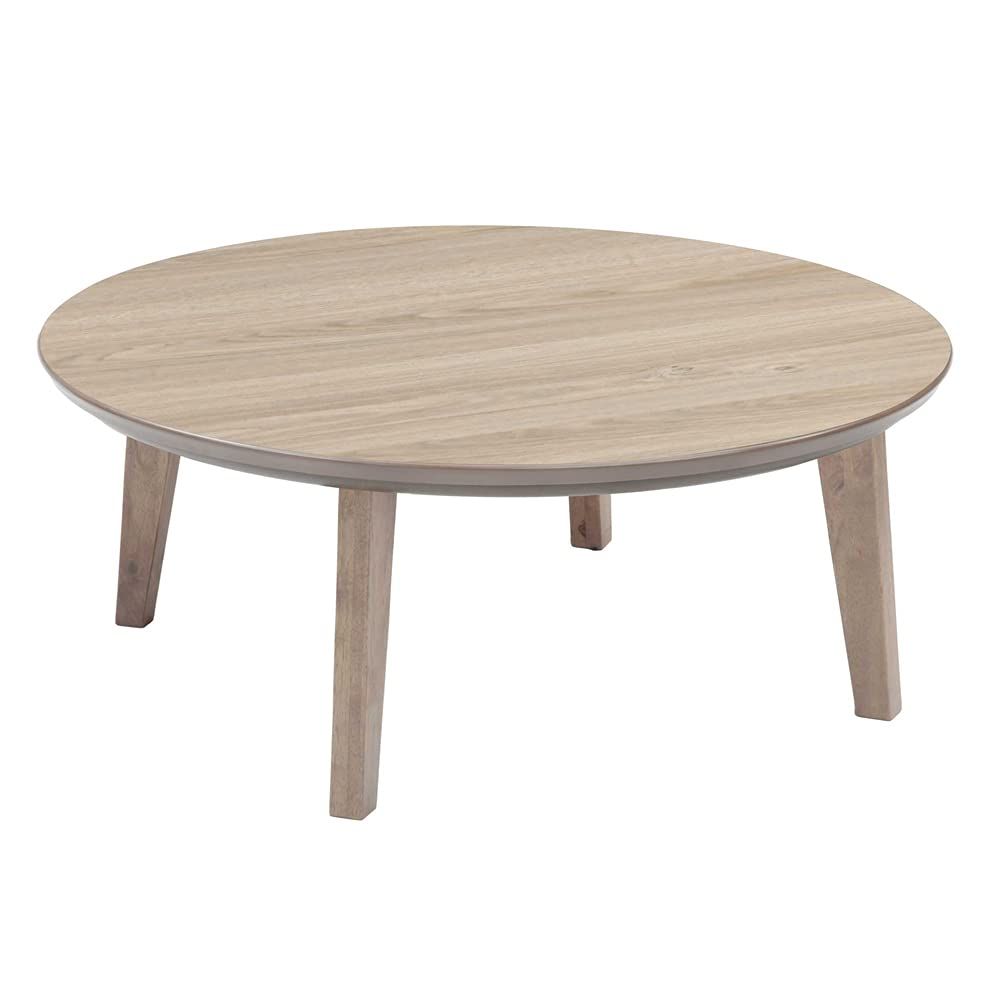 JAPAN 円形こたつ KEN 90cm ホワイトウォッシュ 丸型 こたつテーブル