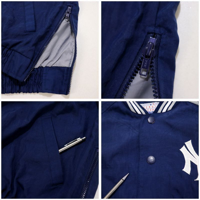 starter 90s ニューヨーク・ヤンキース ナイロンジャケット M 90s STARTERスターター MLB New York Yankees ニューヨーク