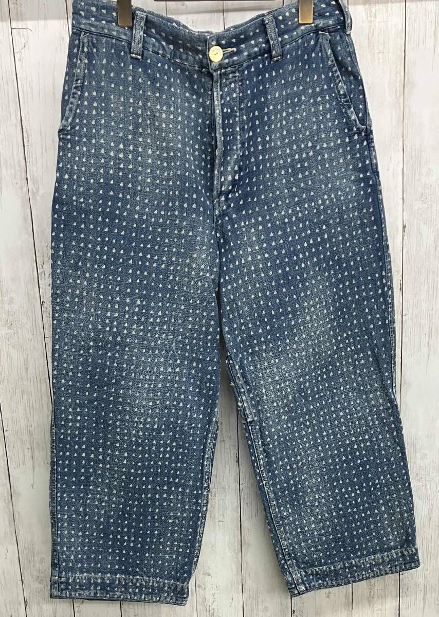 Poter Classic AFRICAN COTTON PANTS ポータークラッシック アフリカンコットン ジーンズ 総柄 サイズM