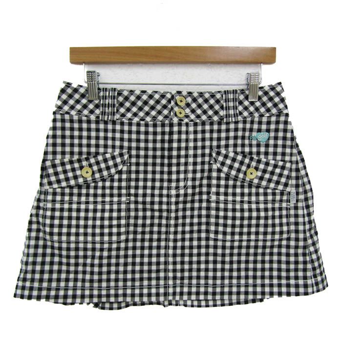 パーリーゲイツ ミニスカート ボトムス スコート チェック柄 ゴルフ