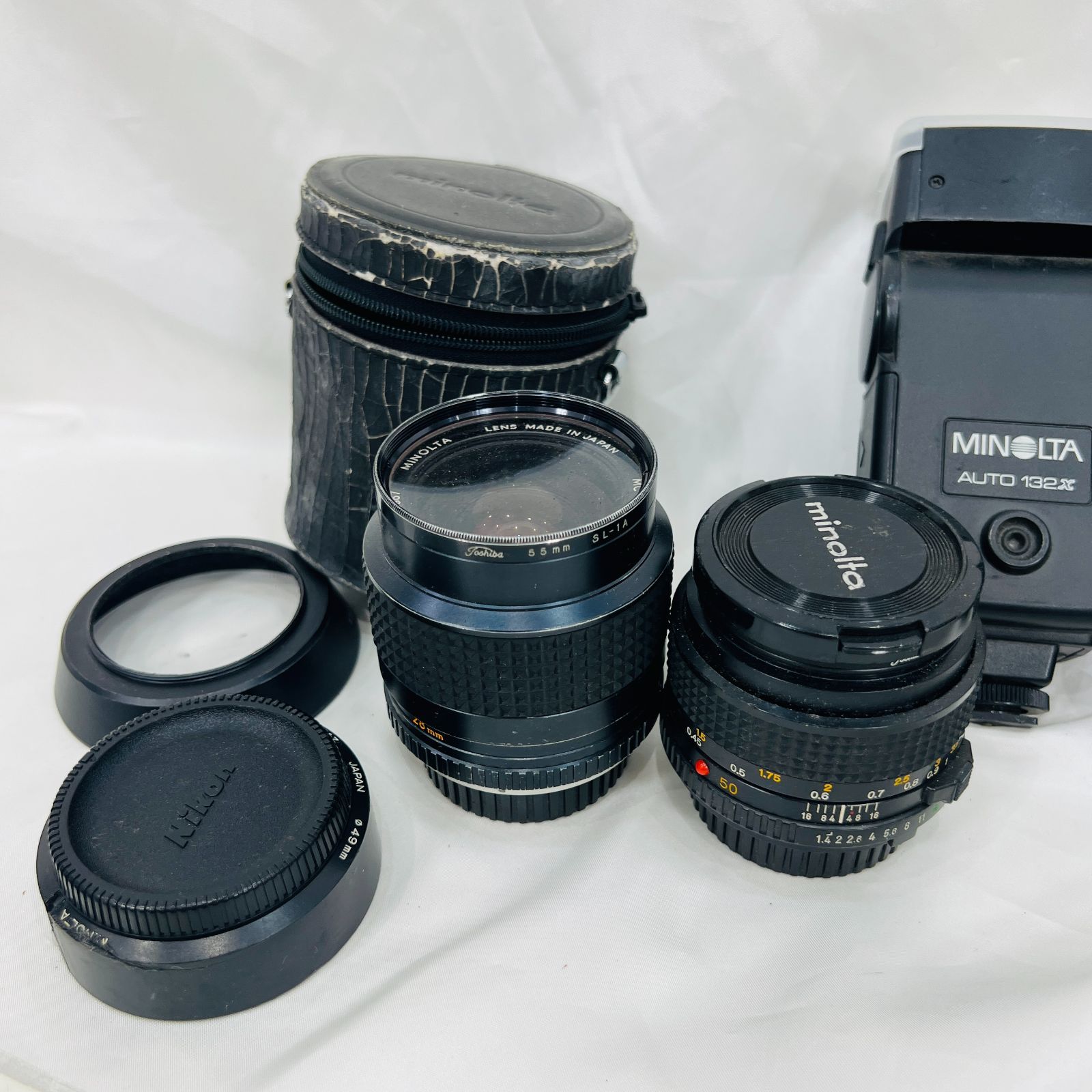 A【ジャンク】MINOLTA ミノルタ セール カメラ レンズ ライト その他