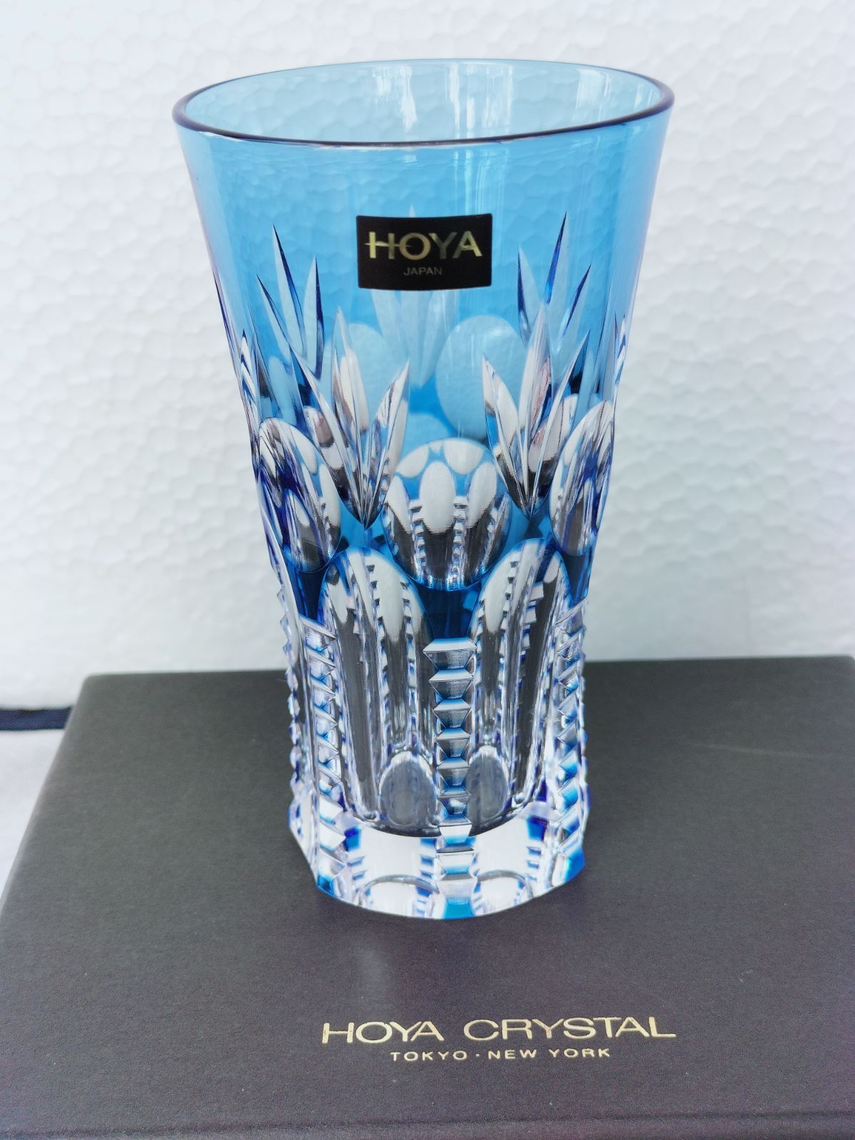 切子グラスセット HOYA CRYSTAL 切子グラスセット箱入り新品未使用品 