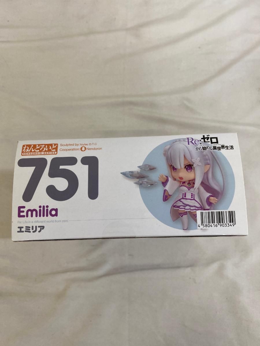 ねんどろいど 751 Re:ゼロから始める異世界生活 エミリア - メルカリ