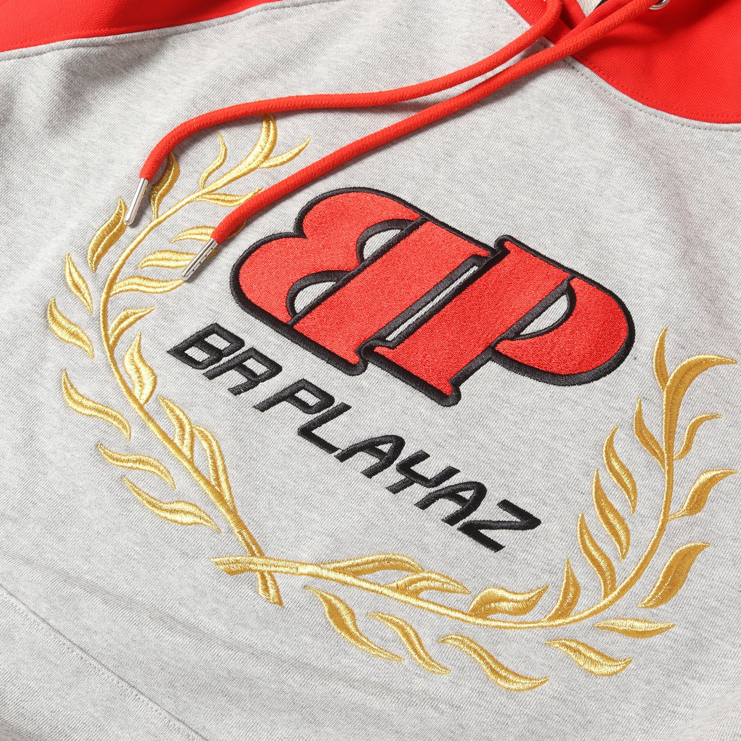 新品】BREATH ブレス パーカー レッド グレー サイズ:L | 23AW 2トーン  