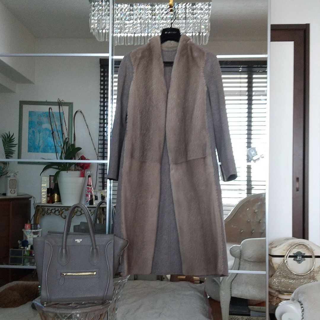 売り切れました。ミンクコート スカンブラック ミンク コート コート