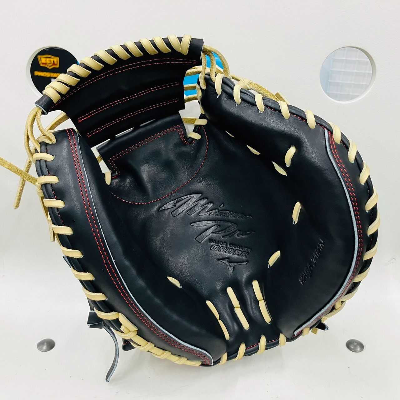 ミズノプロダイバーシティブルー オーダー軟式ファーストミット 収納袋付き ミズノプロダイバーシティブルー オーダー軟式ファーストミット