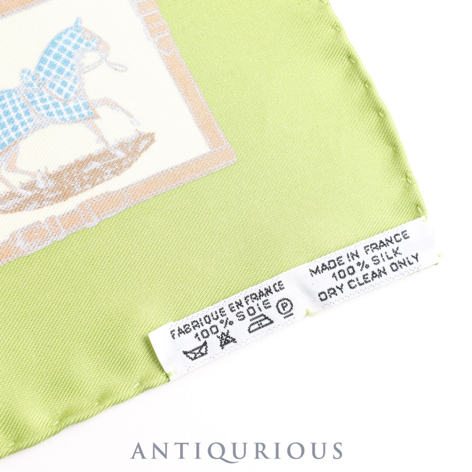 エルメス スカーフ カレ45 パドックにいる48頭の馬 SILK100% - メルカリ