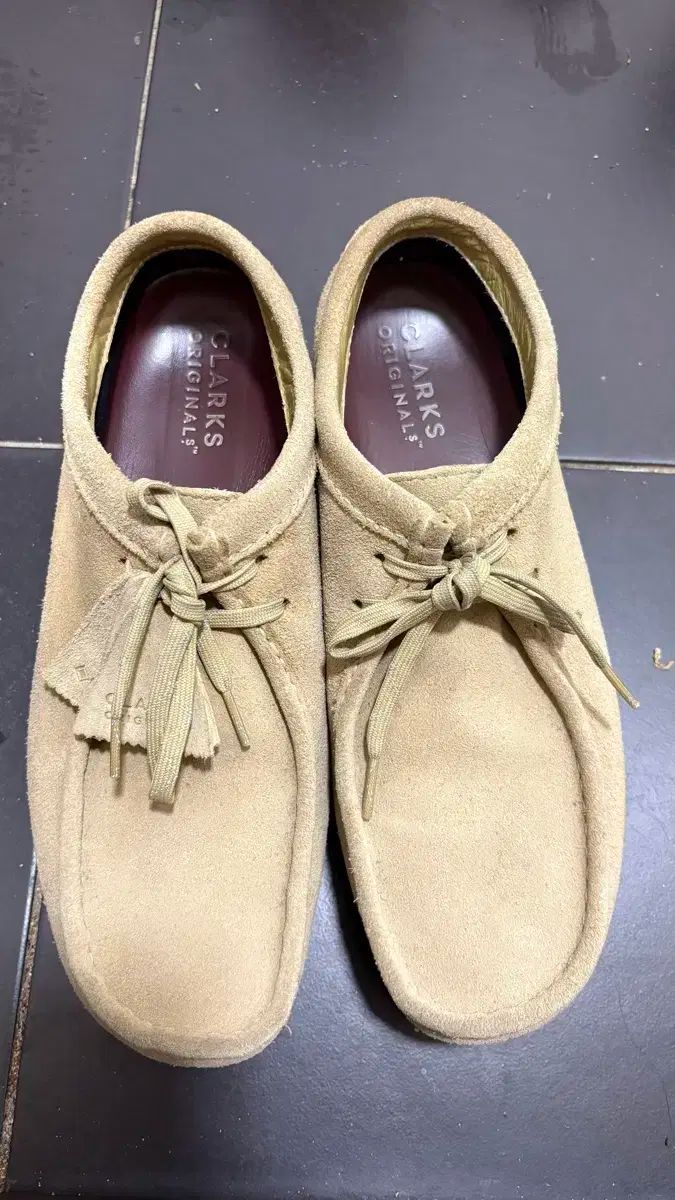 Clarks クラークス ワラビー GORE-TEX ゴアテックス メープル 270 ビブラムソール