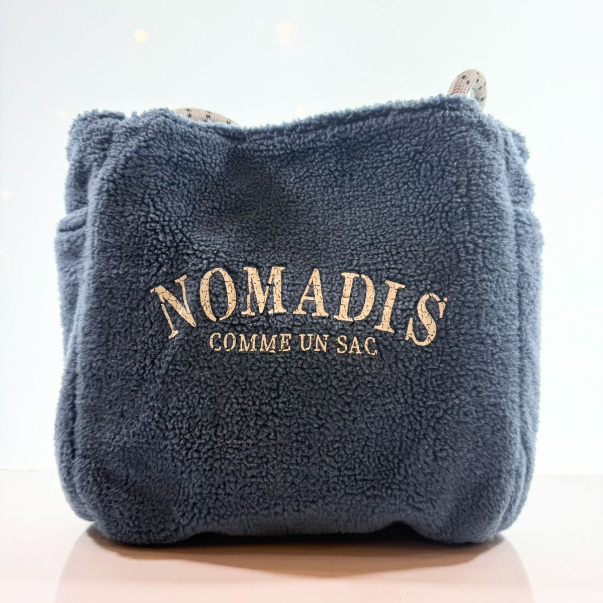 NOMADIS ボアトートバッグ　ネイビー FRAMeWORK（フレームワーク）の「【NOMADIS/ノマディス】ボア