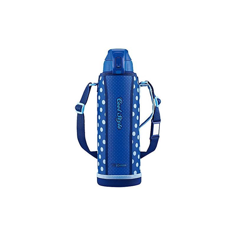 象印 ZOJIRUSHI 水筒 直飲み スポーツタイプ ステンレスクールボトル 1.5L ブルードット SD-FA15-AZ 0