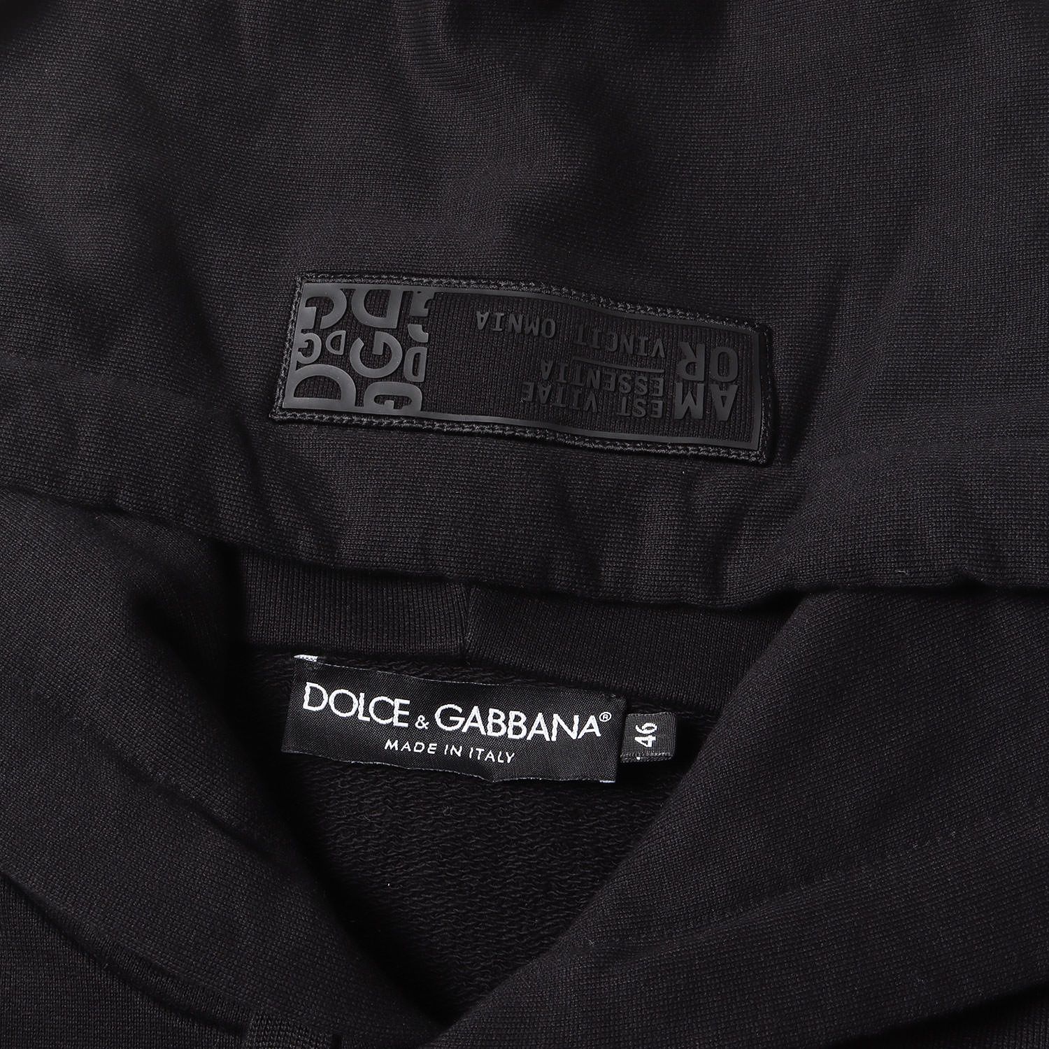 新品同様】DOLCE&GABBANA ドルチェ&ガッバーナ パーカー ブラック 黒 