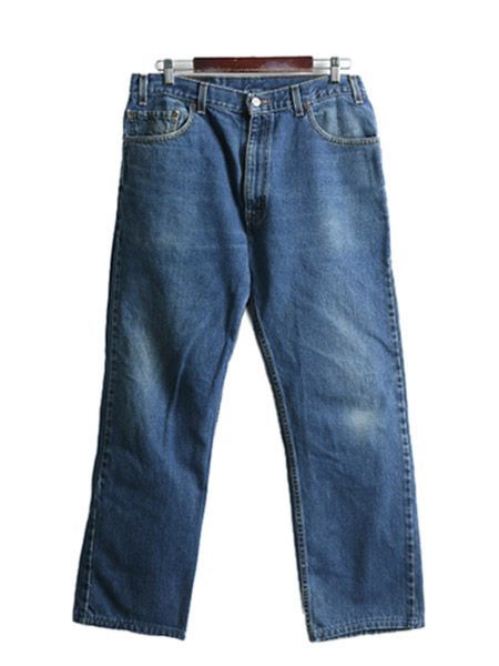 【お得なクーポン配布中!】 00s USA製 リーバイス 505 デニム パンツ メンズ 36 30 / 古着 00年代 オールド Levis ジーンズ ジーパン Gパン スリム ストレート アタリ
