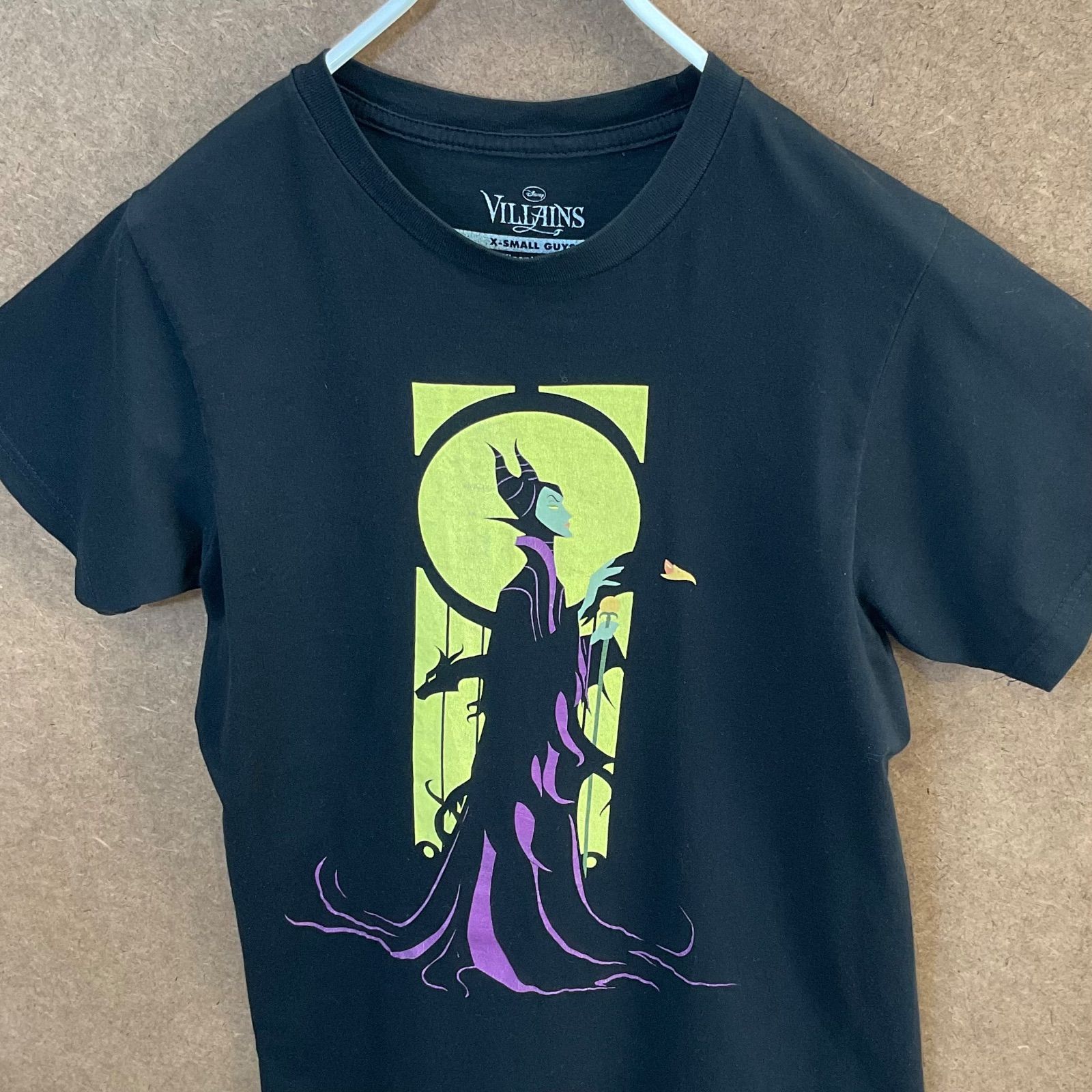 Disney公式 MALEFICENTプリントTシャツ ディズニー ヴィランズ