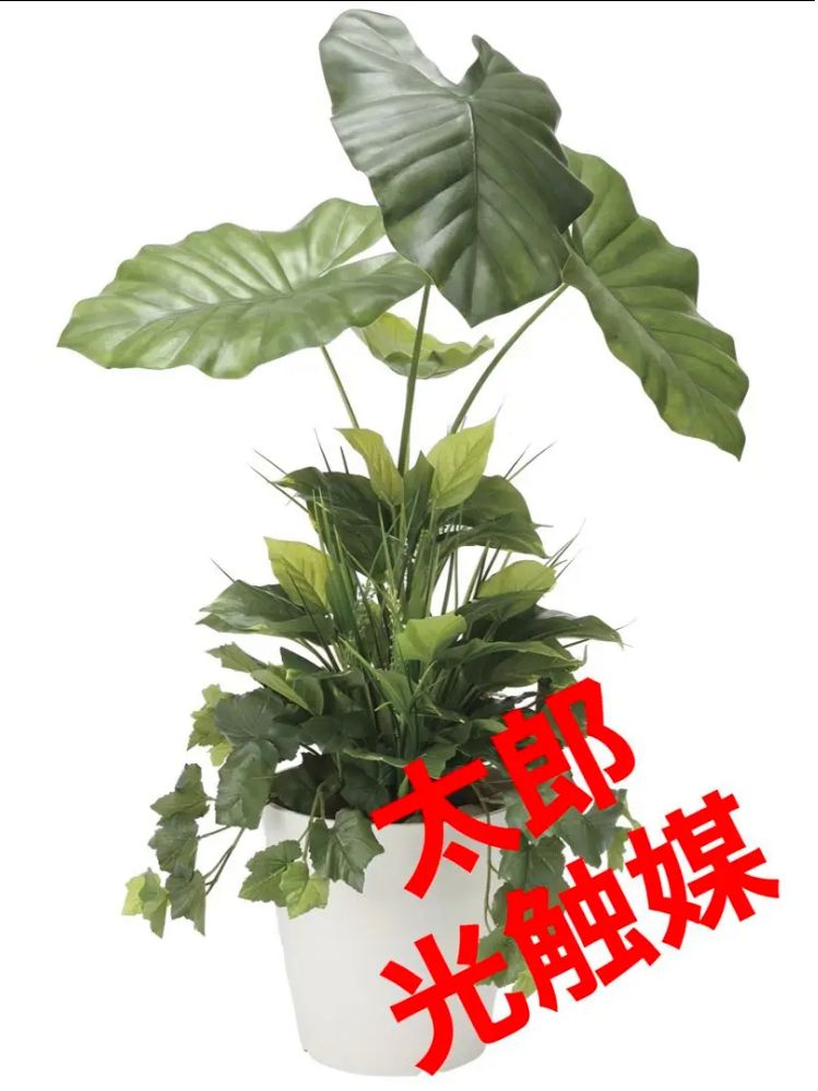 光触媒 人工観葉植物 ウォールグリーン フェイクグリーン モンステラ90