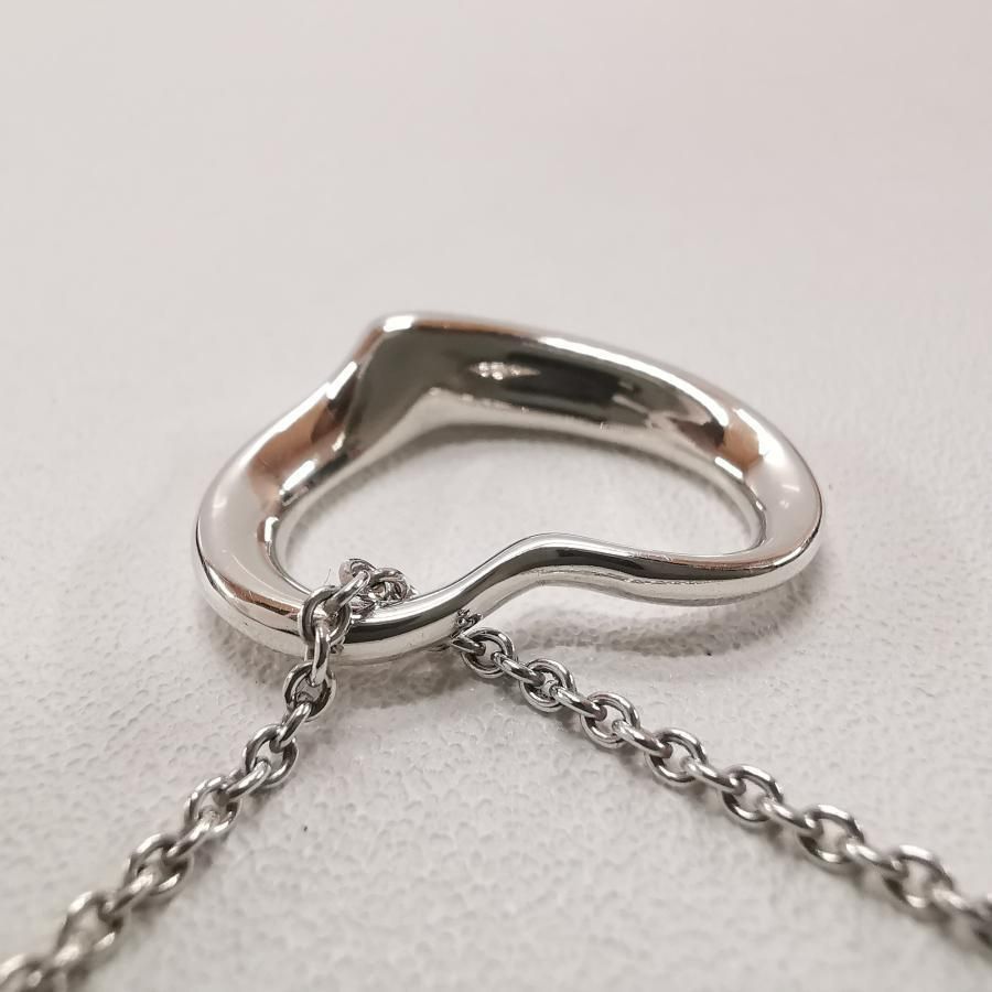 やや傷あり TIFFANY ネックレス ペレッティ ハート SV925 40cm TIFFANY&Co. ティファニー エルサペレッティ オープンハート