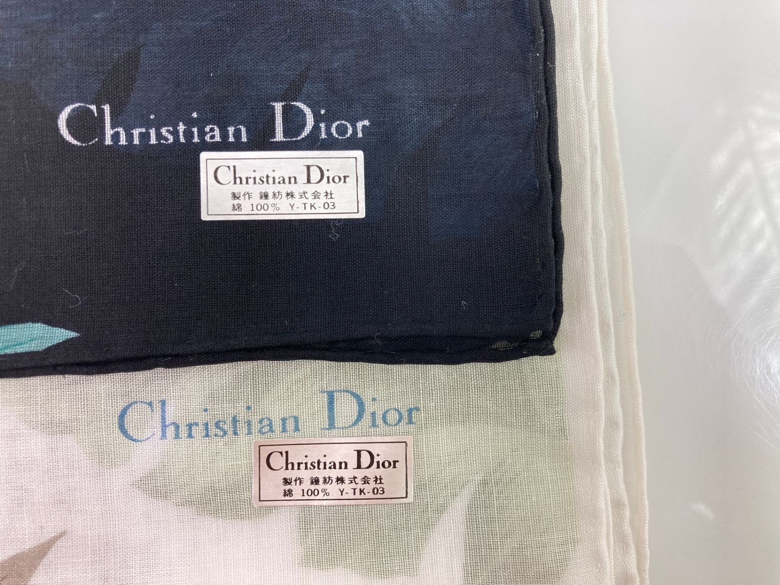 ChristianDior クリスチャンディオール　大判　スカーフ　３枚セット クリスチャン・ディオール Christian Dior スカーフ ハンカチ