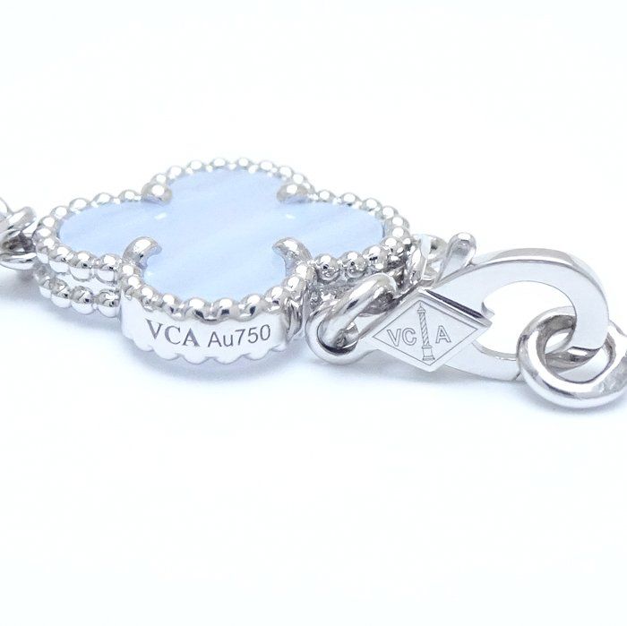 ヴィンテージアルハンブラブレスレット 5モチーフ　カルセドニー ヴァン クリーフ&アーペル ヴィンテージ アルハンブラ