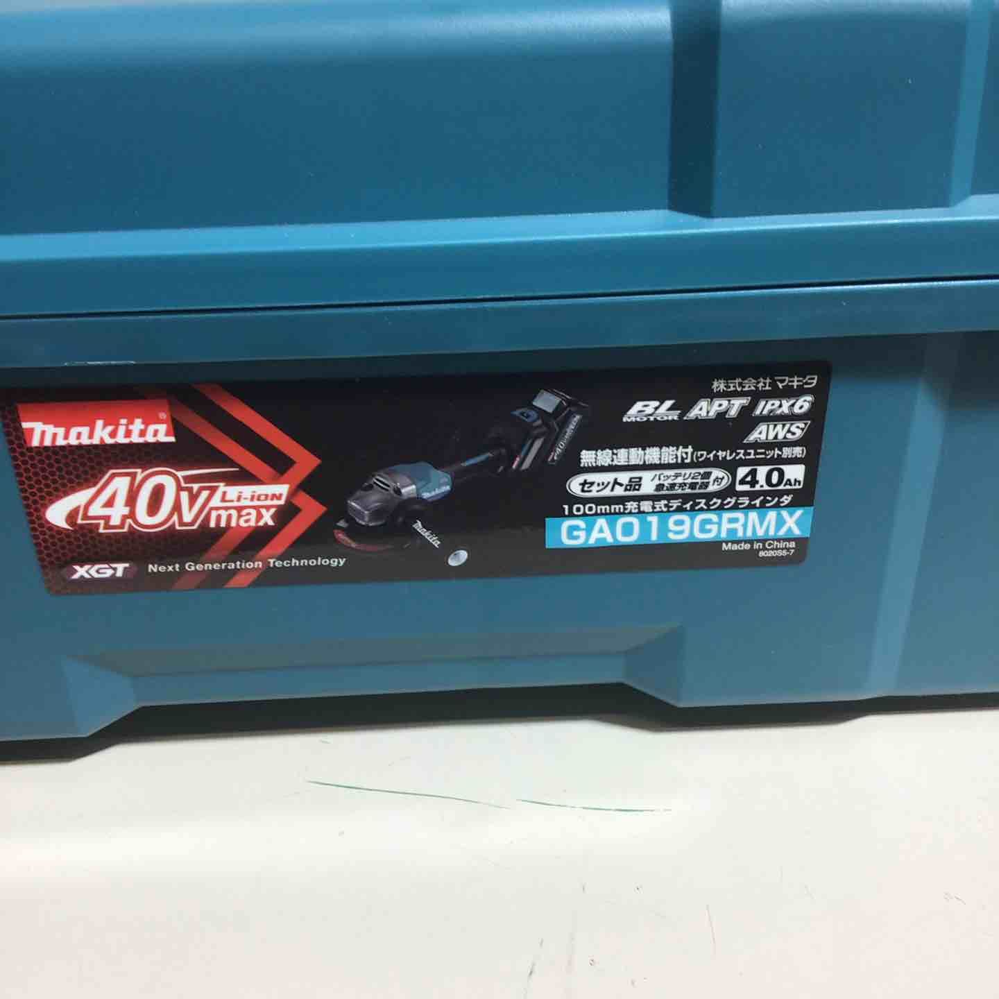 マキタ makita 100mm コードレスディスクグラインダ GA019GRMX フルセット グラインダ 純正 純正品 充電式 40V 戸田店 HRDEVELOPMENT_JP