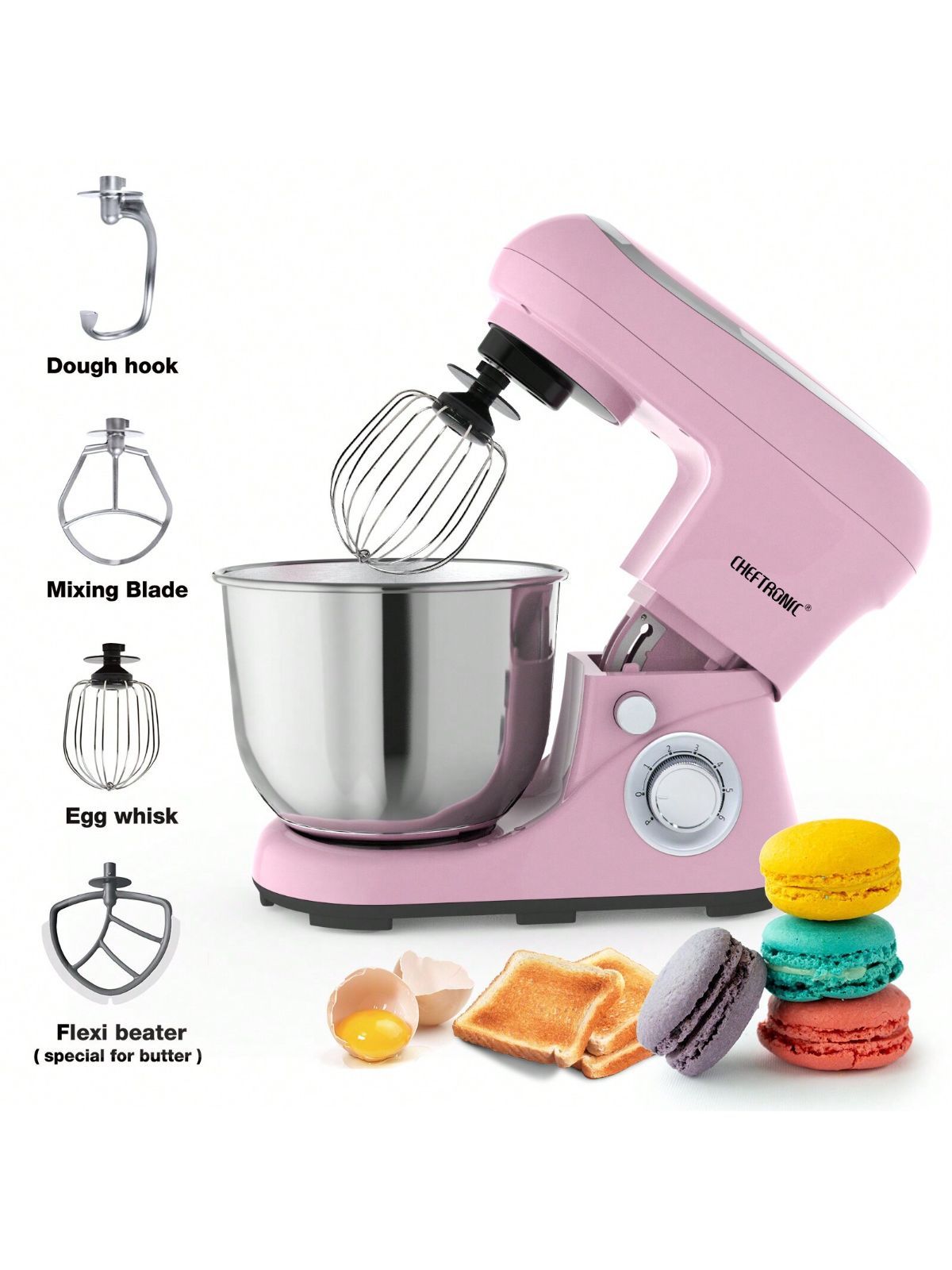 スタンド型ミキサー 電動 ドーナツ生地 打ち粉混ぜ器バター用 吊り下げ式棒付 スタンド型ミキサー 電動 ドーナツ生地 打ち粉混ぜ器バター用