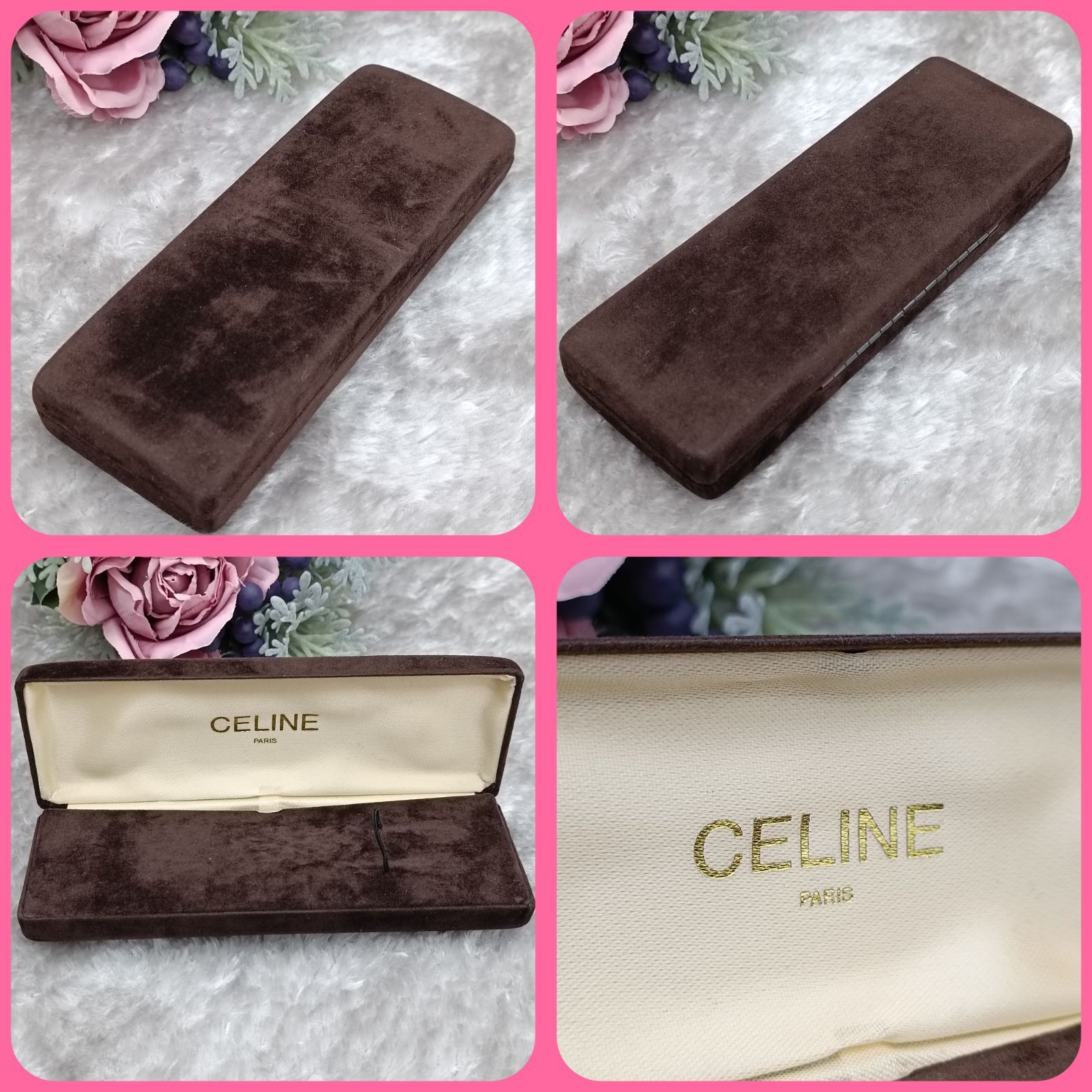 《 CELINE 》　★美品★　セリーヌ　キーホルダー　チャーム　キーリング　ゴールド　馬車　ケース付　ユニセックス　送料無料・匿名配送・最短即日発送いたします！　715