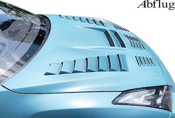 M s R35 GT-R 前期 中期 Abflug 軽量 クーリングボンネット エアロボンネット フード FRP アブフラッグ エアロ パーツ 部品 改造 外装 社外 カスタム ABF20141510003 納期2.0-2.5ヵ月