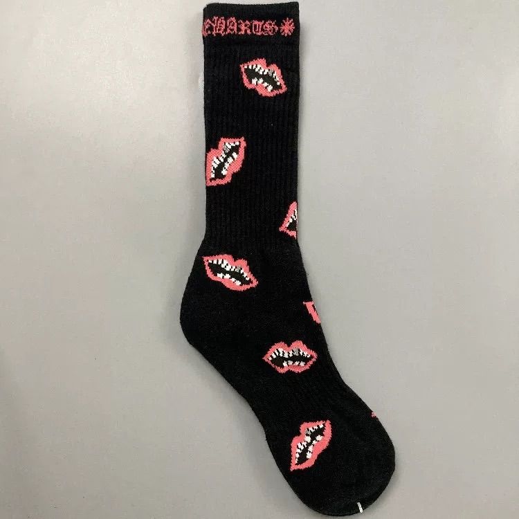 3点購入】Chrome Hearts クロムハーツ 2025年 ソックス 靴下【唇