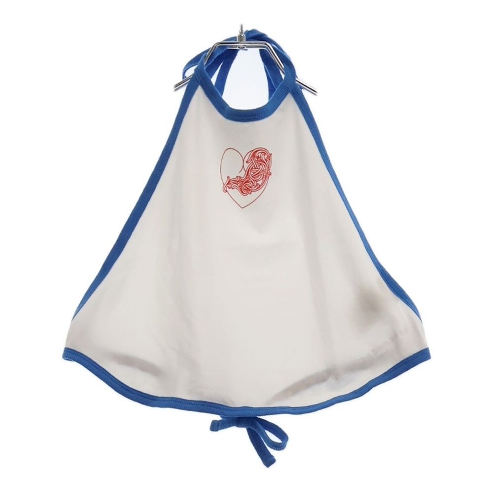 CHROME HEARTS クロムハーツ VINY HEART ハートプリントホルタートップ レディース ホワイト
