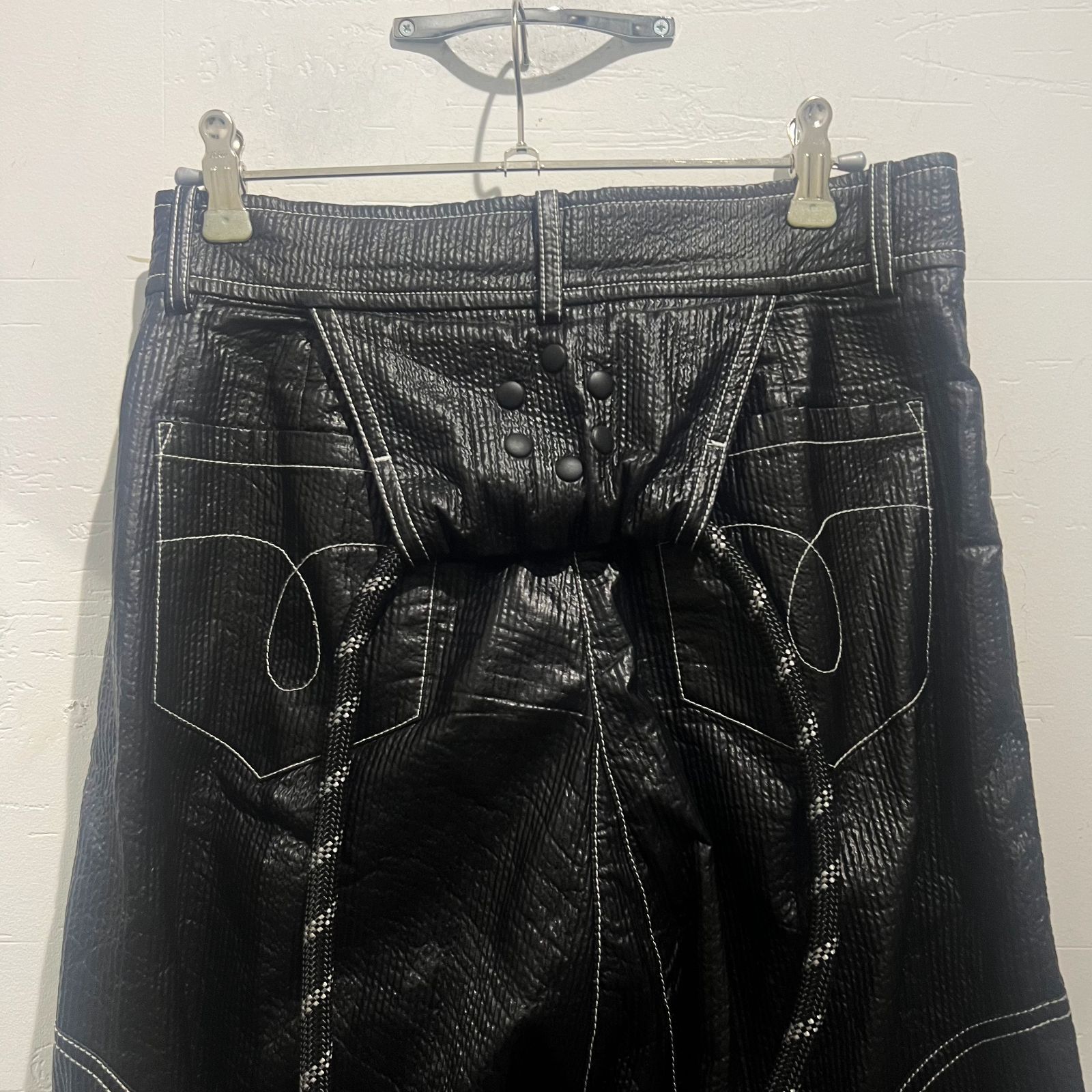 NUTEMPEROR ナットエンペラー WIDE PU LEATHER PANTS ブラック系