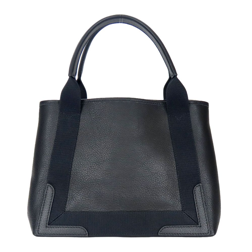 BALENCIAGA バレンシアガ NAVY CABAS ネイビーカバスM パンチングロゴ